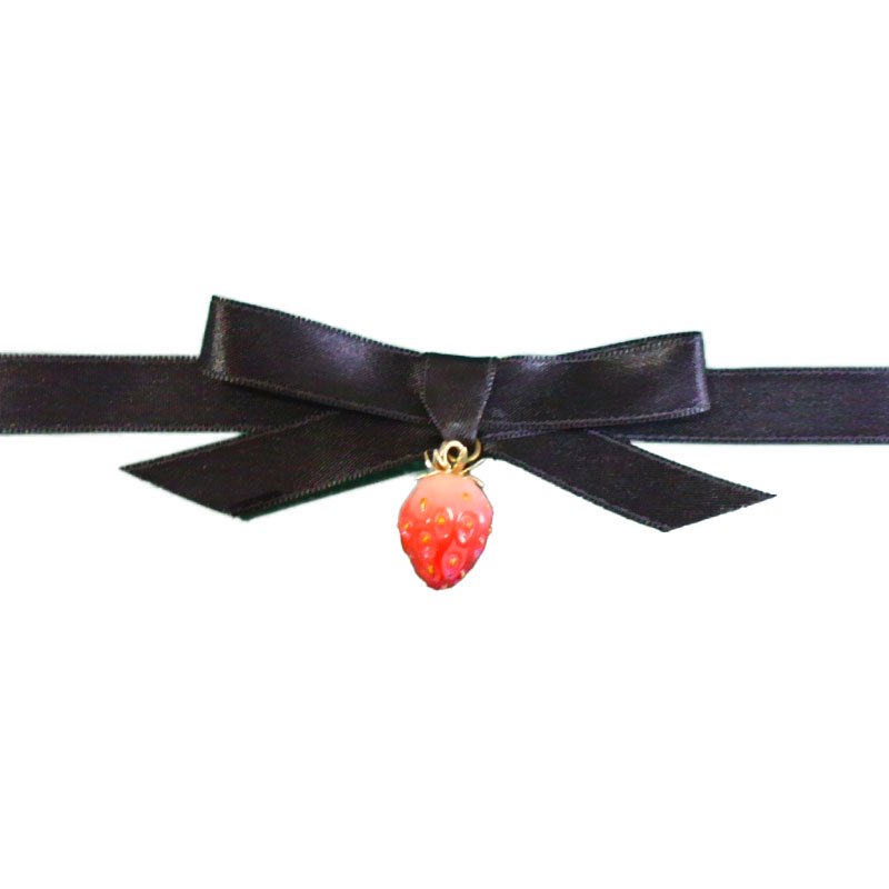 小粒な苺チョーカー Small strawberry choker - 秘密の苺MICOE