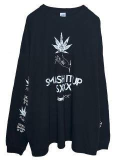 <img class='new_mark_img1' src='https://img.shop-pro.jp/img/new/icons16.gif' style='border:none;display:inline;margin:0px;padding:0px;width:auto;' />MARDIGRASBig Silhouette Long Sleeved Tee SMASH IT UP