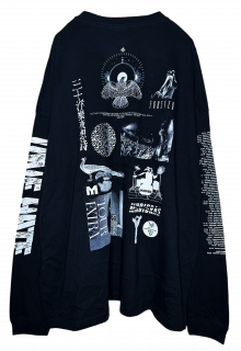 <img class='new_mark_img1' src='https://img.shop-pro.jp/img/new/icons16.gif' style='border:none;display:inline;margin:0px;padding:0px;width:auto;' />MARDIGRASBig Silhouette Long Sleeve T-shirt LIVE HATE Black