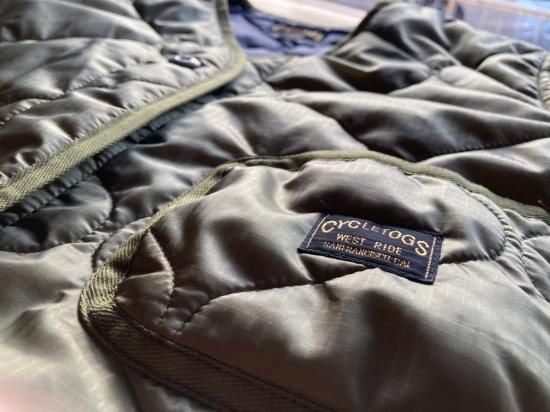 WEST RIDE ウエストライド QUILTING INNER JACKET OLV - M's