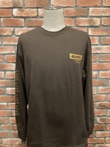 BLUCO ֥륳 OL-901-022PRINT L/S TEE'S -Tombstone-BRN