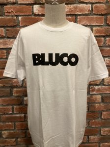 BLUCO ブルコ OL-800-022  PRINT TEE'S -Logo-WHT/BLK