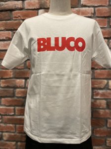 BLUCO ֥륳 PRINT TEE -LOGO- 143-22-001 WHT/RED