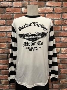 WEST RIDE ȥ饤 POWER DRY BORDER SLEEVE LONG TEE WHT/BLK