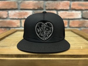 WEST RIDE ȥ饤 MESH CAP: HEART OF BLK/BLK