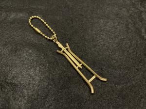 WEST RIDE ȥ饤 SISSY BAR KEY CHAIN BRASS
