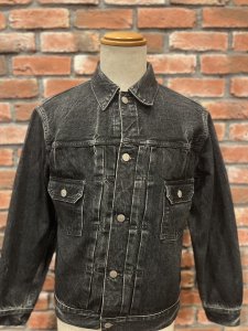 SUGAR CANE/奬 SC15650H / 14.25oz. BLACK DENIM JACKET 1953 AGED MODEL