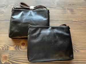 Y'2 LEATHER NATURAL SCAR HORSE SACOCHE BAG