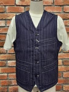 SUGERCANE WABASH STRIPE WORK VEST