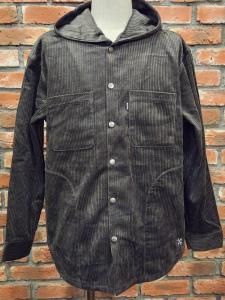 CORDUROY HOODED SHIRT