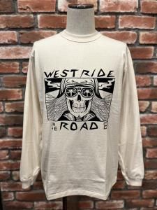 WEST RIDE VINTAGE PRINT LONG TEE: 25-01 