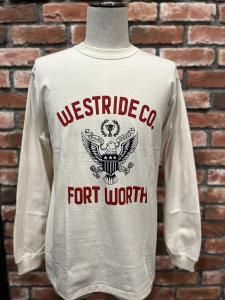 WEST RIDE VINTAGE PRINT LONG TEE: 25-02