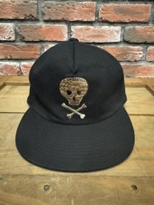25FW BB CAP9:EMB SKULL BLK