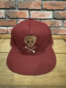 25FW BB CAP9:EMB SKULL WINE