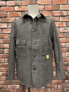 SUGAR CANE SC15835 FICTION ROMANCE 16.7oz. INDIGO TWEED WORK COAT