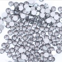 【納期1ヶ月程度】卸専用ガラスラインストーンブラックダイヤモンド<br>SS3〜SS30サイズ選択可 約14400粒