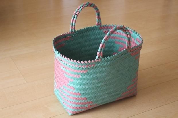 バリ島直輸入！軽くて丈夫！パサールバッグ 送料込】バリ島パサールバッグLサイズ横幅31×高さ29cm7,678円が