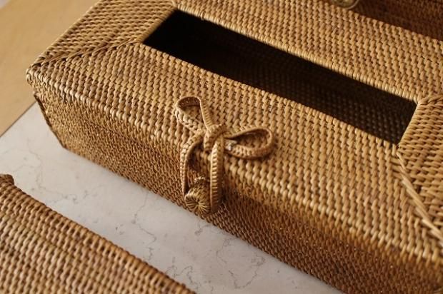 バリ島　アタ 小物・ポケットティッシュ入れ 3個セット 楽天市場】アタ製ポケットティッシュケースカバー バリ雑貨