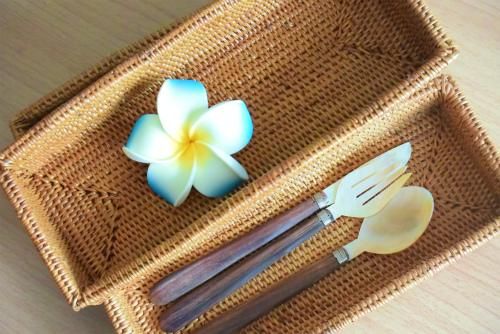 アタ製品カトラリーケースB- あたや【バリ島アタ雑貨専門店】