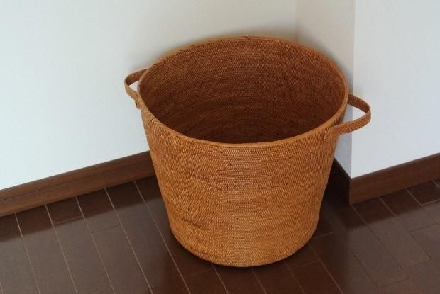 アタ製品ランドリーバスケット(LL) - あたや【バリ島アタ雑貨