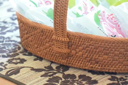 アタ製品手持ちつきかごA - あたや【バリ島アタ雑貨専門店】 アタ製品手持ちつきかごA - あたや【バリ島アタ雑貨専門店】