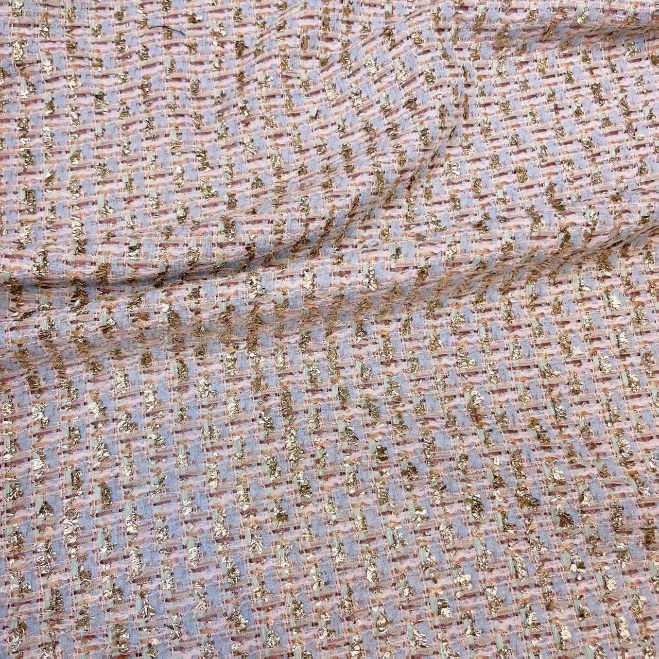 TW1158golden  thread tweed