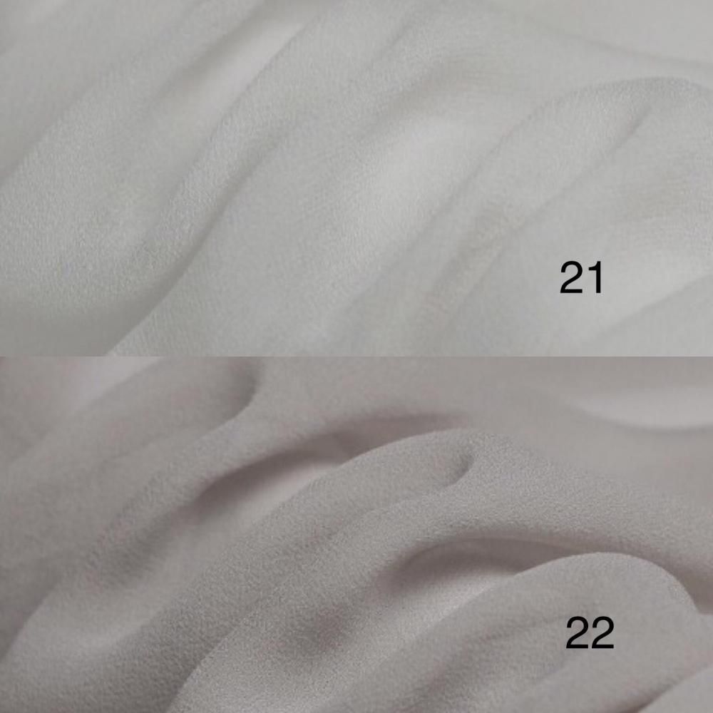 SK1212 無地シルクジョーゼット生地 （22色） - マイデザイン