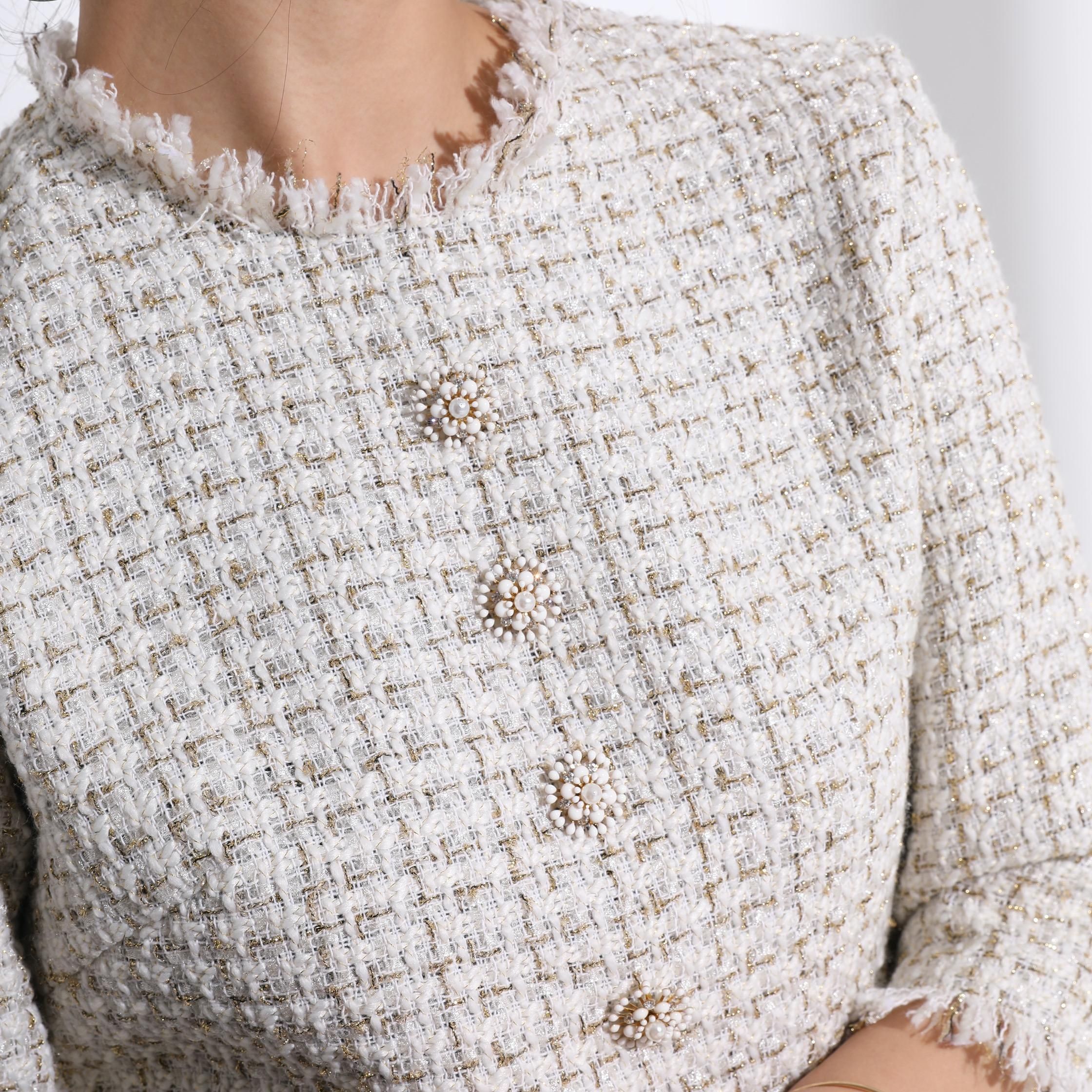 ZNDR001-1 可愛らしいハイウエスト切替ワンピース 7分袖 - マイ