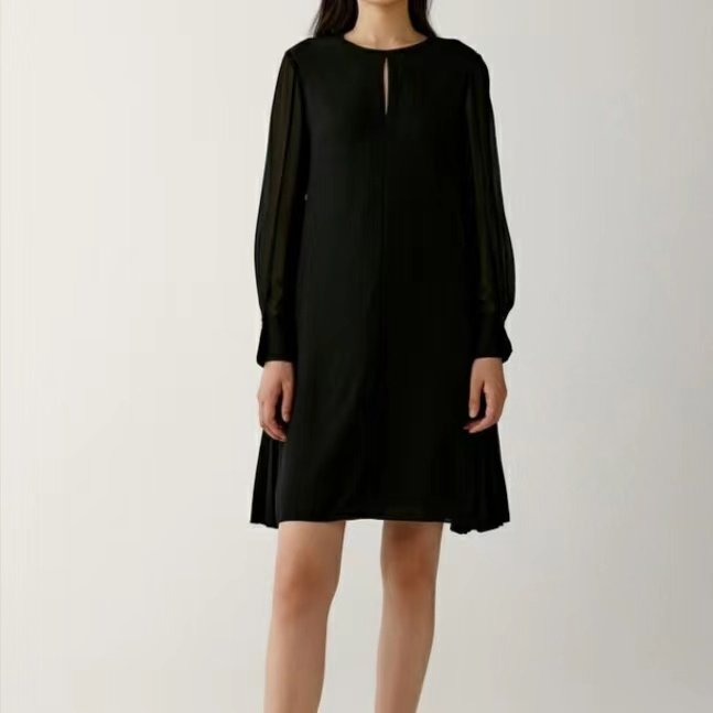最高峰✨◆Laurence Kazar◆85万ニューヨーク総シルクブラックドレスとても綺麗な極美品です✨✨✨