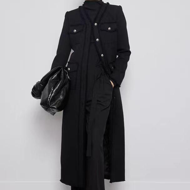 ブティックオーディナリー　2024AWツイード ロングコート 新品タグ付 ブティックオーディナリー 2024AWツイード ロングコート 新品