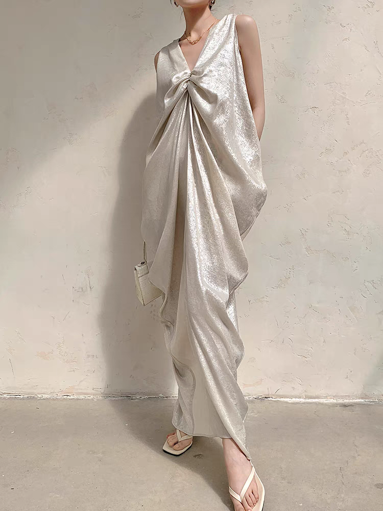 TBDR034Draped Dress