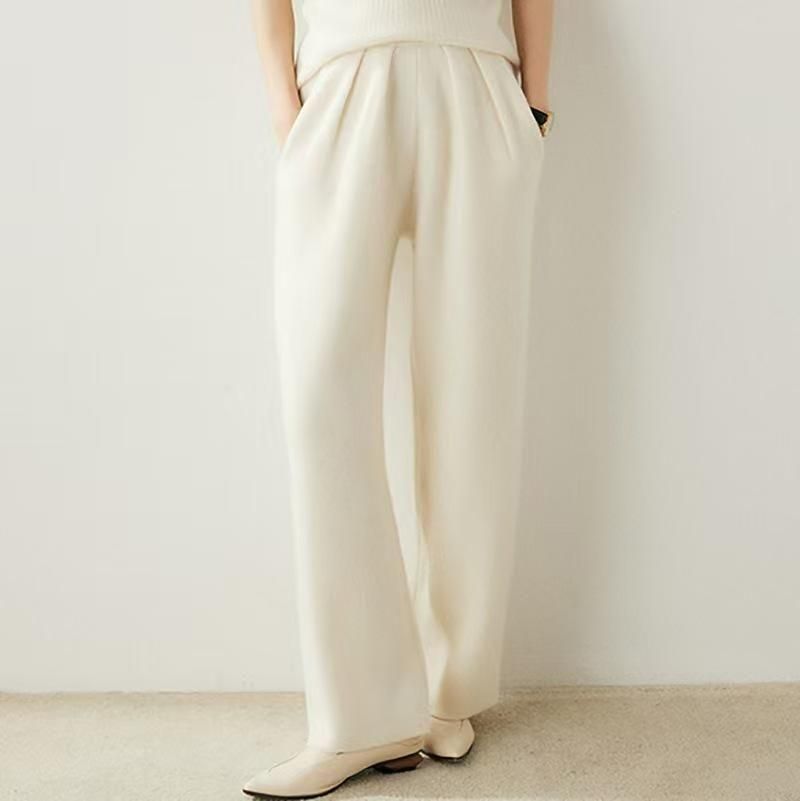 2025A/W100% cashmere  pants 6 colors