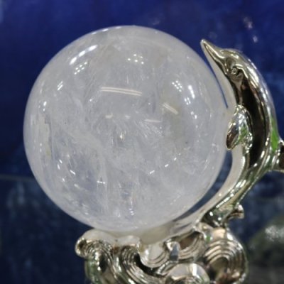 ガネーシュヒマラヤ天然水晶丸玉   （本物の水入り）　サイズ：直径 約94.6mm
重量　：約1244g