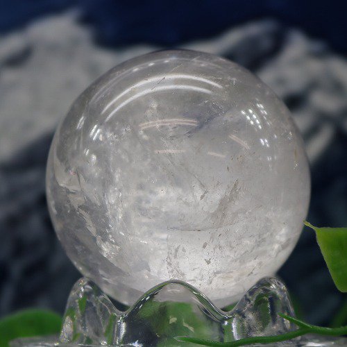 天然石 ヒマラヤ　水晶丸玉 （大）　ネパール産