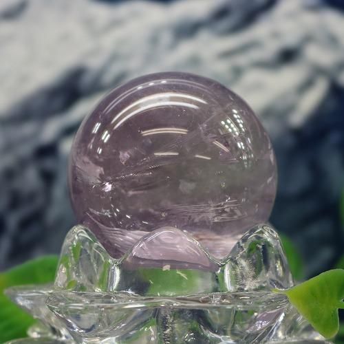 ヒマラヤ水晶丸玉 アメジスト - ヒマラヤ水晶専門店ヒマラヤンハート