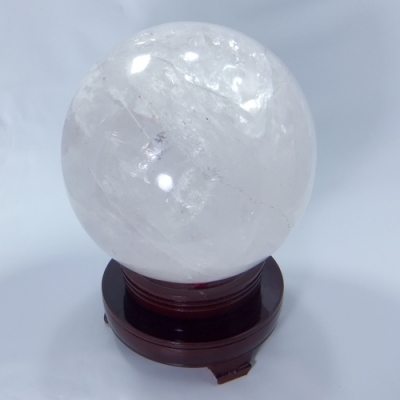 天然石 水晶丸玉 （大）約7350g 直径180mm