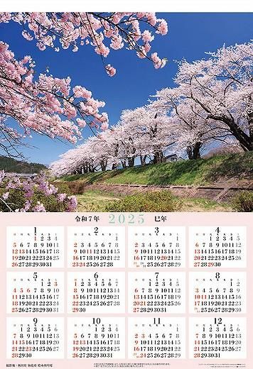 ジャンボ「日本の桜」スケジュール 2025年 カレンダー 通販