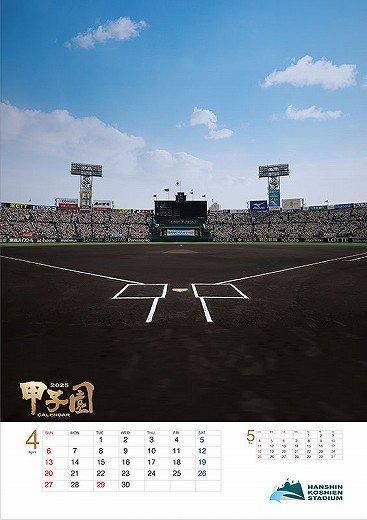 甲子園球場 2025年 カレンダー 通販 | カレンダー館