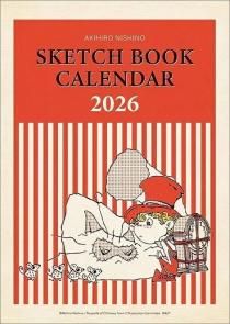 AKIHIRO NISHINO SKETCH BOOK CALENDAR 2026