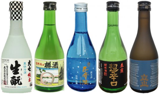 全国の日本酒　300ml飲み比べ5本セット - (株)ともだ　インターネットショップ
