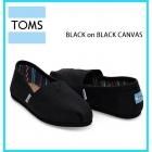 ȥॹTOMS Classic CanvasBLACKonBLACK