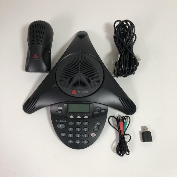 Polycom SoundStation Premier 会議用スピーカーフォン 中古品販売中】WEB会議用高性能マイク・スピーカー Polycom