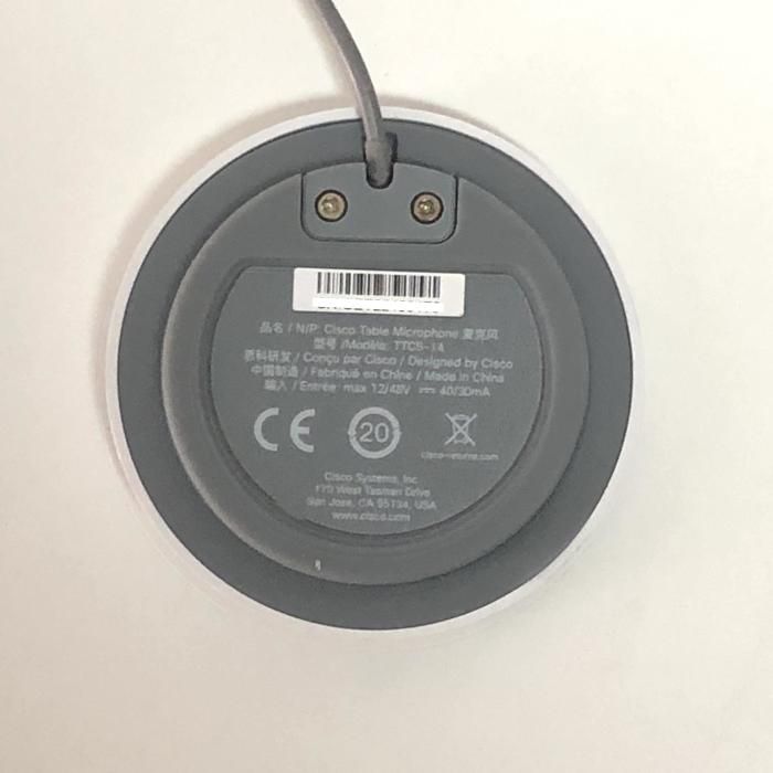 中古品3ヶ月保証】Cisco シスコ マイク Table Microphone 20 中古品3ヶ月保証】Cisco シスコ マイク Table Microphone 20