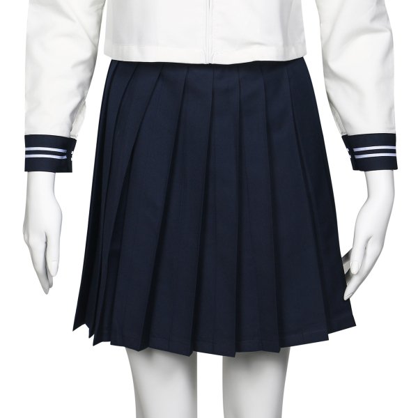 セーラー服 コスプレ 可愛い 長袖 大きいサイズ 前開き ファスナー 制服 学生服 JK 女子高生