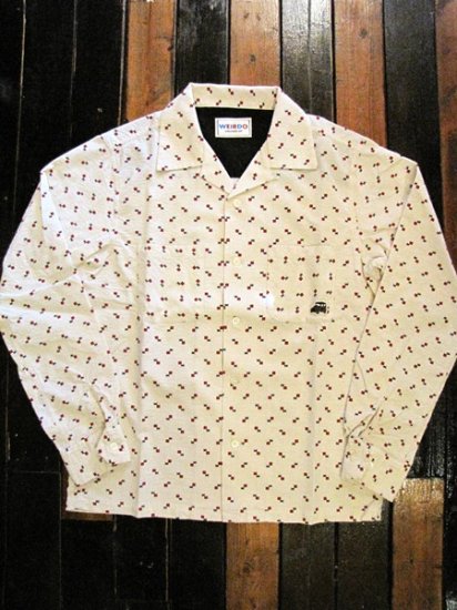 WEIRDO(ウィアード) -TIN CAR CLUB L/S SHIRTS-(シャツ) - BORN SIDE BLOW