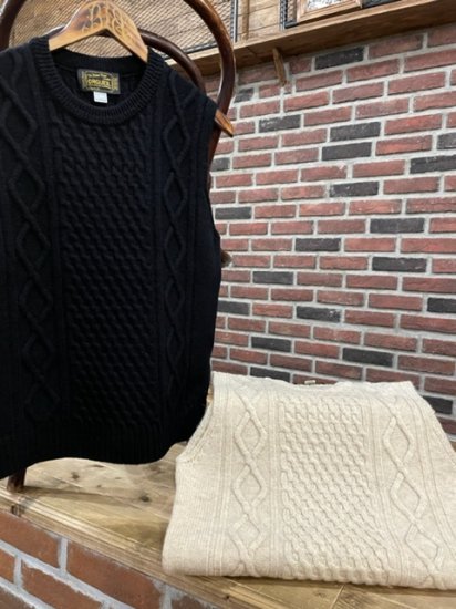 ORGUEIL(オルゲイユ) -Cable Knit Vest OR-4247-(ニットベスト) -BORN