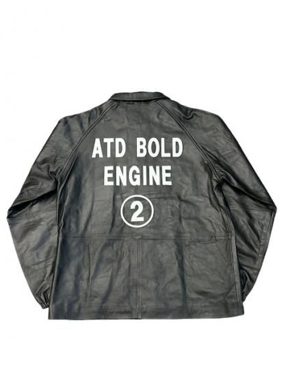 AT DIRTY(アットダーティー) -BOLD LEATHER COACH JACKET AT DIRTY(アットダーティー) -BOLD LEATHER COACH JACKET