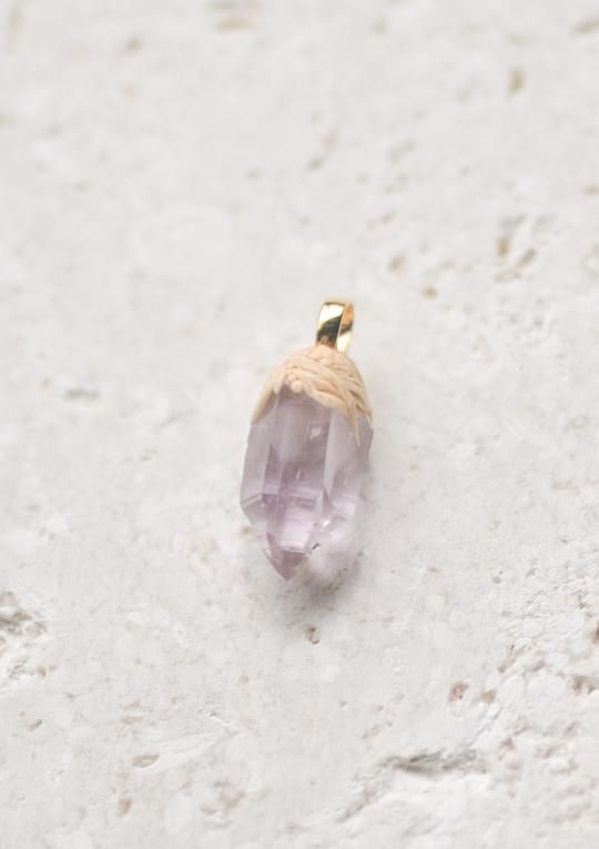 国産 雨塚山紫水晶 ペンダントトップ◇ 国産紫水晶「雨塚山ペンダントトップ01」／天然石ペンダント