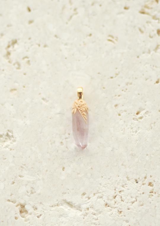 国産紫水晶「雨塚山ペンダントトップ05」／天然石ペンダント
