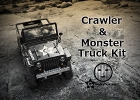 Gmade クローラー&モンスタートラックキット Crawler & Monster Gmade クローラー&モンスタートラックキット Crawler & Monster